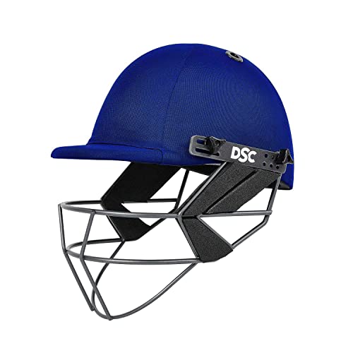 Image of DSC Fort 44 MS Cricket Helmet for Mens (Adjustable Steel Grill | Back Support Strap)