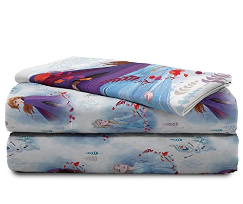 Image of Jay Franco Kids Sheet Set with Fitted, Flat Sheets & Pillow Cover - Ultra-Soft Bedding with Pillowcase for Room Decor, Multi - Frozen, 3 Piece Twin