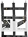 Harrison Howard Poly Double Layer Nylon Easy Installment and Adjustment 3 Slat Stall Guard for Horses Black
