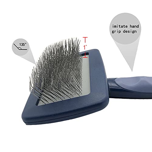 Yiru Large Firm Slicker Brush For Dogs Goldendoodles,Extra Long Pin Slicker Brush For Dog Pet Grooming Pins And Deshedding,Removes Long And Loose Hair,Undercoat,25Mm(1") #TOP1
