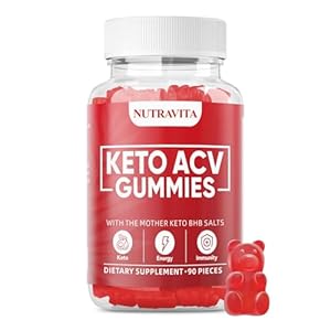90 Ct Keto Acv Gummies for Advanced Weight L0ss & Belly Fat Burn – Pro Active Super Apple Cider Vinegar Gummies – Rapid Fat Burner Diet Supplement for Women Men – Sugar Free & Gluten Free (1000MG)