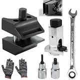 Spargitore per Ammortizzatore con Mozzo Diviso,4 Pezzi Mozzo Universale per Ammortizzatori,Set Divaricatore Ammortizzatore,Strumento di Divaricatore per Puntone di Sospensione,per Auto,SUV e Furgoni