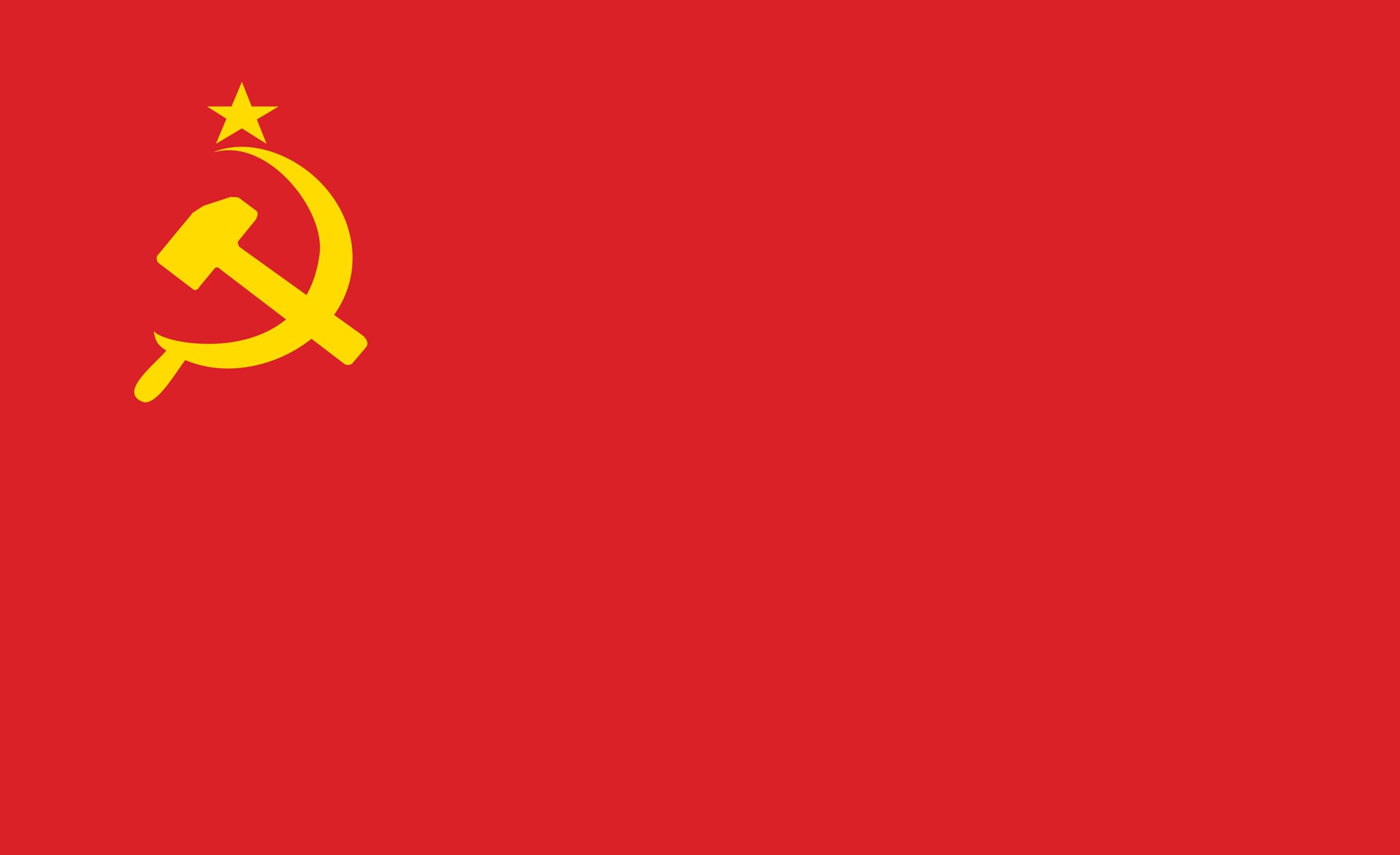 Drapeau de l'URSS grand format 250x150 pour reconstitution et salon