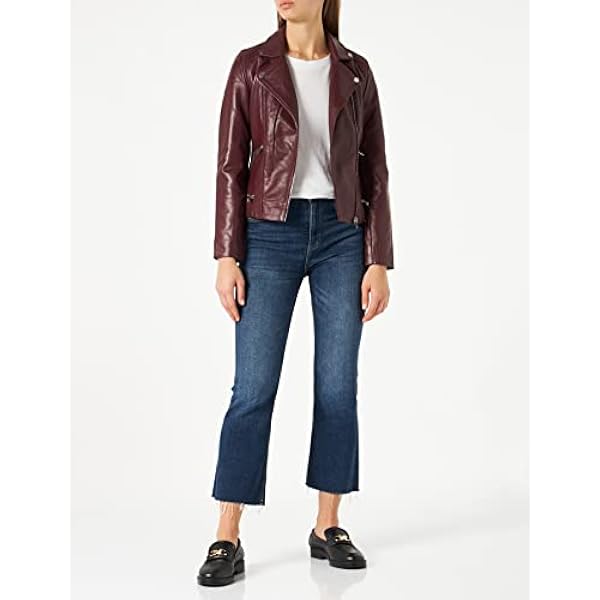 Naf Naf Veste En Cuir Cuero para Mujer