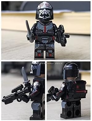 8pcs/Set Star Space Wars Clone Force 99 Wrecker Crosshair Hunter Tech Echo Bad Batch Captain Rex, Commander Cody and Jesse Action Figures Minifigure Building Blocks Kid Gift