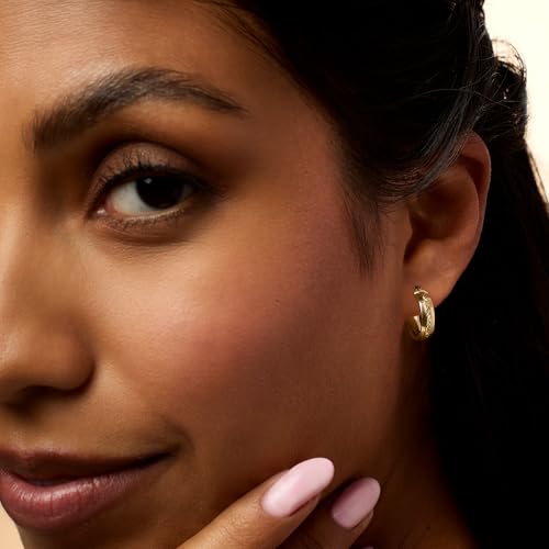 Pure Collection by Ross-Simons Italian 14kt Yellow Gold Huggie Hoop Earrings3