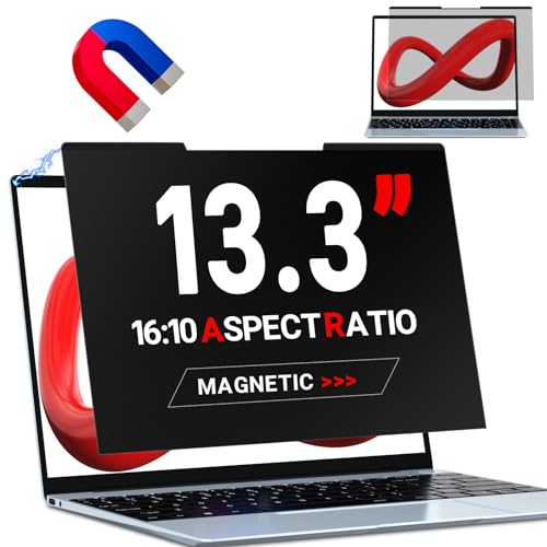 ZOEGAA Privacy Screen 13.3 inch,Magnetic Laptop Privacy Screen 13.3 for 16:10, factory has been focusing on the research and production and owns many international patents such as filtration membranes