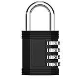 PREMUIMALE QUALITÄT: Jedes ZHEGE Zahlen Vorhängeschloss Außen ist so konzipiert, dass es das haltbarste Schloss auf dem Markt ist. Mit einem hochfesten Körper aus einer Zinklegierung, einem gehärteten Stahlbügel und einer exzellenten Wellenausführung ist das Zahlenschloss klein, aber robust. Sie sind von ausgezeichneter Widerstandsfähigkeit beim Schneiden und Sägen.