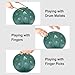 ModouString 6 Inch Rain Drum for Outside 8 Notes,Steel Tongue Drum with Music Book, Mallets Meditation Rain Chime, Musical Instruments for Family, Friends
