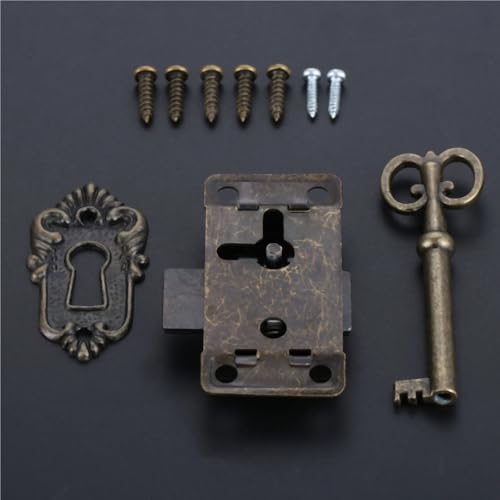 Serrure de porte en fer pour restaurer une commode ou un secrétaire - 3