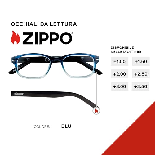 Zippo Occhiali Lettura blu Sfumati +1,50 b1 - 2