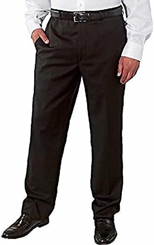 Kirkland Signature Italian Wool Flat Front Dress Slack Black - Image 2