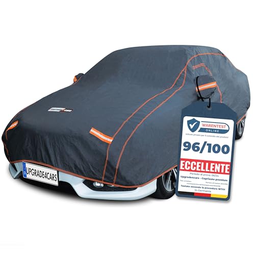 Upgrade4cars Telo Copriauto Premium da Esterno Imbottito e Impermeabile con...