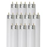 Sunlite 30246 F32T8/SP850 4 Foot T8 Linear Fluorescent Light Bulb, 32 Watts, 3050 Lumens, Medium Bi-