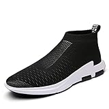 Scarpe da corsa da uomo e da donna, scarpe da ginnastica, Nero (Nero ), 43 EU