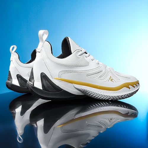 Image of Men's High-Top Basketball Shoes Anti-Slip and Wear-Resistant Soles Running Shoes Graffiti Design Fashionable Sports Shoes