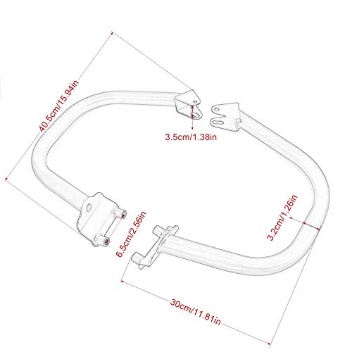 Baione Engine Guards Crash Bars Frame Protection Compatible With Harley Street 500 750 Xg750 Xg500 2015 2016 2017 2018 2019 Street Rod 2017-2019(Chrome) #TOP5
