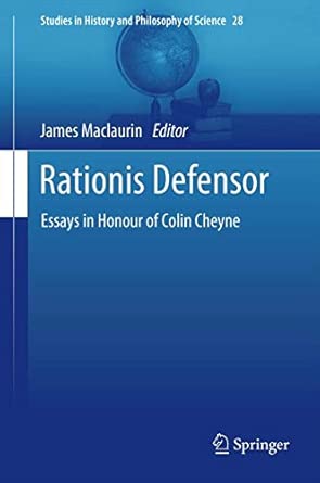 Rationis Defensor: Essays in Honour of Colin Cheyne: 28 2012th Edition book cover