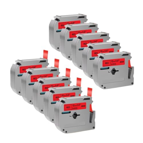 MK231 MK-131 MK-631��5/10PCS�݊����x���e�[�vM-K231���x�����[�J�[PT-70 PT-80 PT65 PT90�œ��삵�܂�(10PK Black on Red)