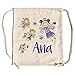 LolaPix Mochila de Cuerdas Infantil Personalizada con Nombre. Mochila de Cuerdas Personalizada niña para la Vuelta al Cole. Mochila Saco Kids. Hadas Mágicas