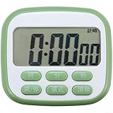 Precisión de cuenta regresiva de 24 horas: rastrea con precisión el tiempo hasta el segundo, desde 1 segundo hasta 23 horas, 59 minutos y 59 segundos, con audible al finalizar para una gestión fiable del tiempo en cocinas, aulas o talleres.