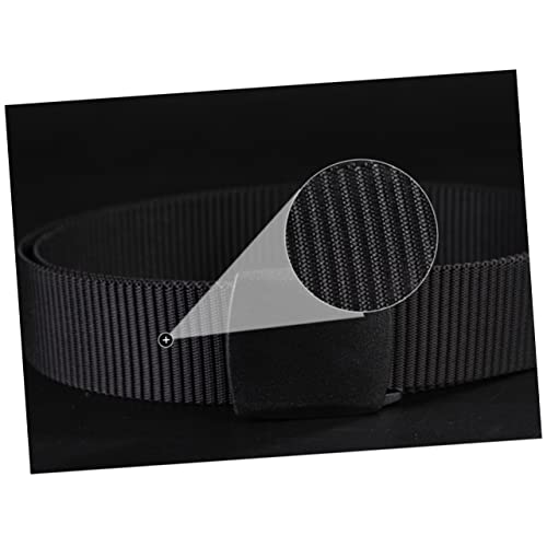 Men's Casual Canvas Belt Automatic Buckle Lightweight Nylon Web Belt for Outdoor Activities Stylish and Versatile for Everyday Use3