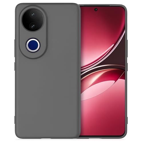 Image of DIZORO Microfiber Candy Back Cover Case for iQOO Z10R 5G / Vivo V50 / V50e 5G / Vivo T4R 5G Soft Silicone Rubberized Case with Camera Protection (TPU, Space)