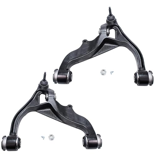 Image of Detroit Axle - 4WD Front End Control Arms Kit for 06-08 Dodge Ram 1500, 4 Upper & Lower Control Arms 2 Sway Bar Links 2006 2007 2008 Replacement - 6pc Set