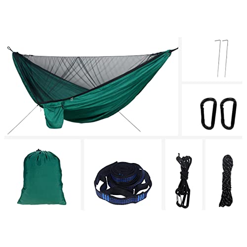 predolo Rede para Camping com Rede Mosquiteira Balanço Suspensa para Dormir, Verde