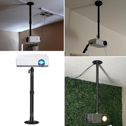 2-Be-Best Upgraded Projector Mount 23 to 41 in / 58 to105 cm, Extending Projector Ceiling Mount with Extendable Adjustable Projectors Mounts Black - Image 5