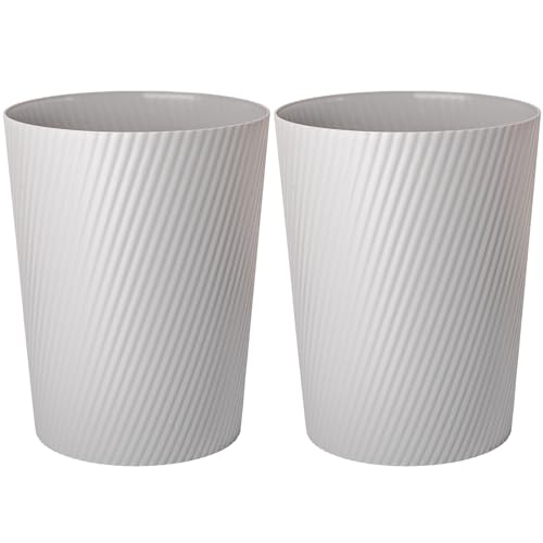 UUJOLY Small Trash Can Wastebasket Garbage Can Container Bins for