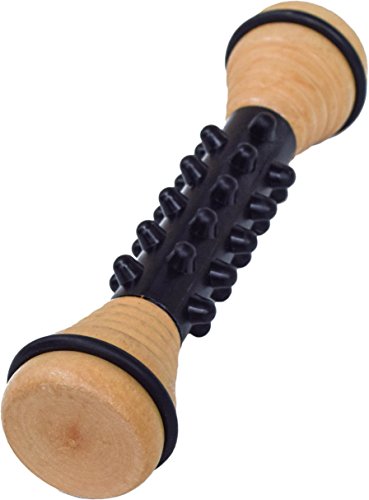 LURE Essentials Foot and Hand Massage Roller for Acupressure and Reflexology, Plantar Fasciitis, Arch and Heel Pain & Support - Relieves Achy Feet