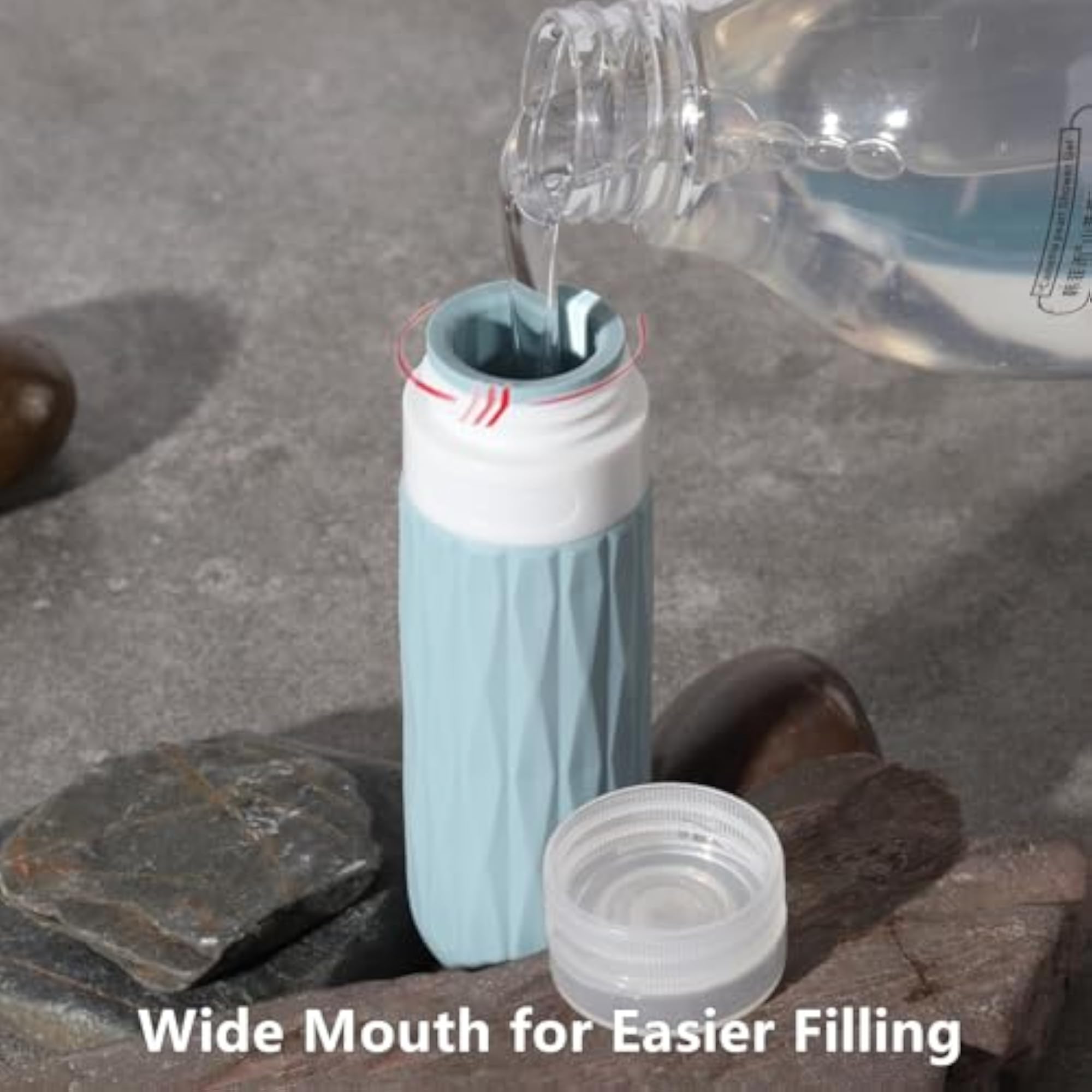 Travel Bottles for Toiletries, TSA Approved Silicone Containers