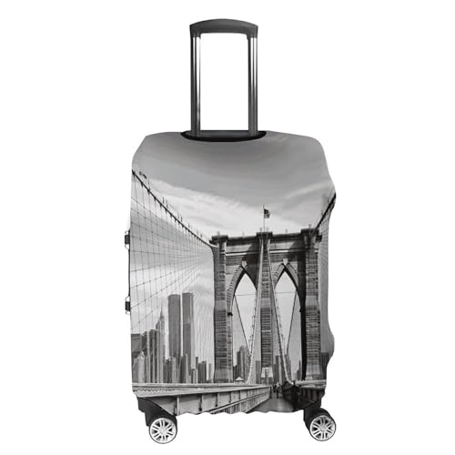 Brooklyn Bridge Printed Luggage Cover Protector, Fits 18-32 Inch Luggage4