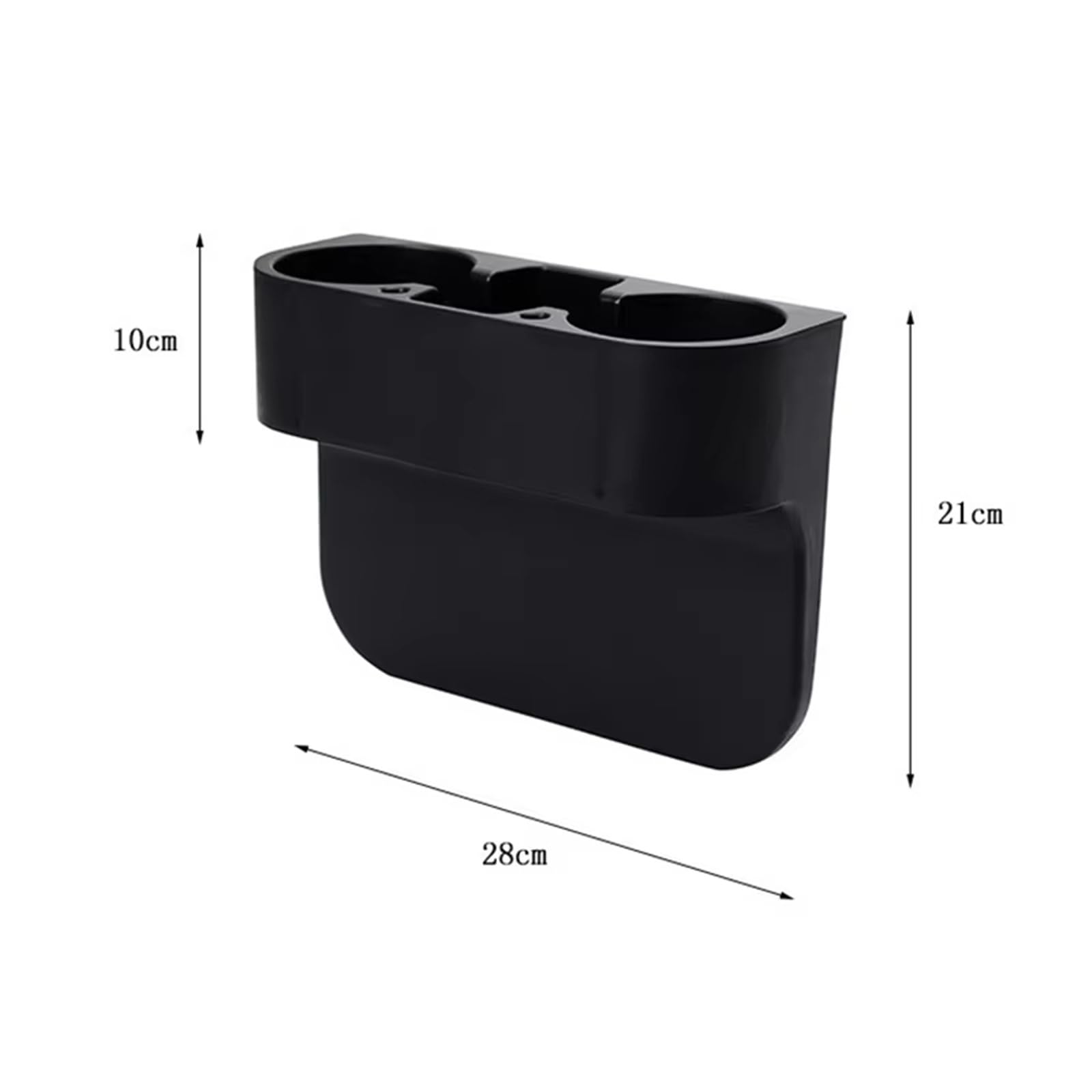 Portabicchieri Per Auto Auto Gap Tazza Per Acqua Bottiglia Per Bevande Chiavi Del Telefono Organizzatore Portaoggetti Supporto Accessori Per Lo Styling Dell'auto Parti Consolle Centrale(Nero)
