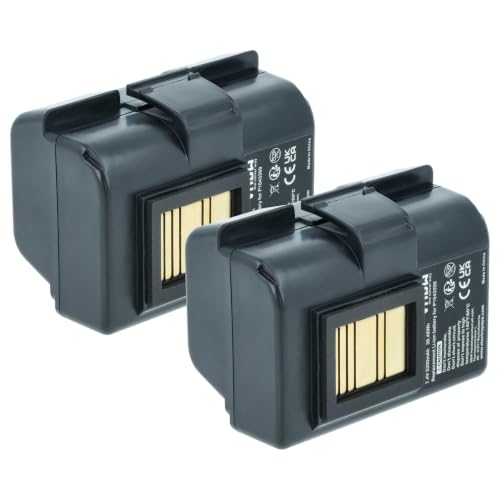 Image of vhbw 2x Battery compatible with Zebra ZQ610, ZQ521, ZQ520, ZQ521 RFID Printer Copier Scanner Label Maker (5200 mAh, 7.4 V, Li-Ion)