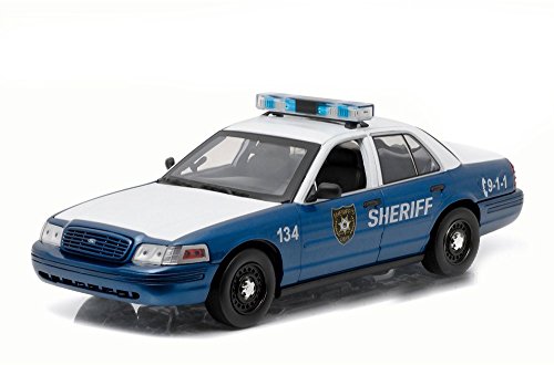 Walking Dead 2001 Ford Crown Victoria Police Interceptor - Greelight 12957-1/18 Scale Diecast Model Toy Car