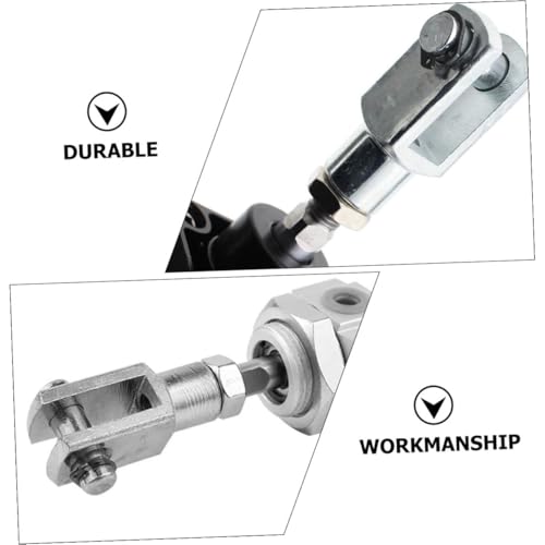 Double connecteur de tige de vérin pneumatique étanche et résistant - 8