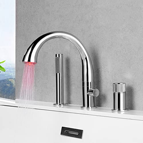 3 ���V�����[ �~�L�T�[ �^�b�v �Z�b�g �o�X�p LED ���x���� �ϐF�h�~ �o�X �~�L�T�[ �^�b�v �V�����[�t�� �V���O�� �n���h�� �V�����[ �~�L�T�[ �Z�b�g �u���b�N (�N���[�� A)