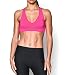 Under Armour Women's Seamless Plunge Sports Bra, Rebel Pink/Rebel Pink, Medium
