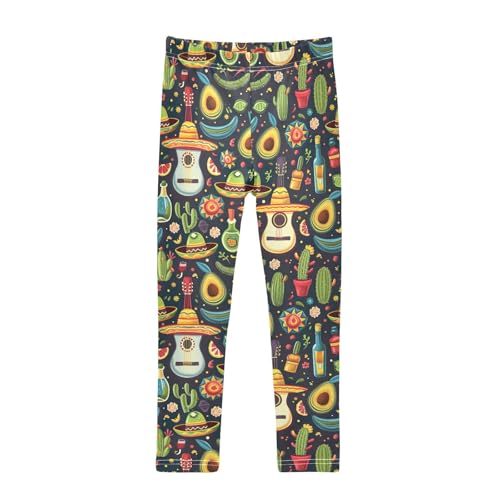 CHIFIGNO Colorful Helicopter Leggings for Teen Girls Soft Comfortable Kids Leggings in 4T Leggings Ankle Length