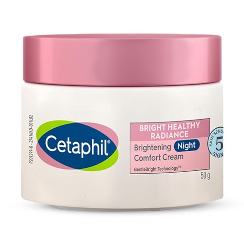 Cet.aphil Brightening Night Comfort Cream - 50 g| For Dark Spots, Uneven Skin Tone| Hyaluronic Acid & Niacinamide| Fragrance Free| Dermatologist Recommended