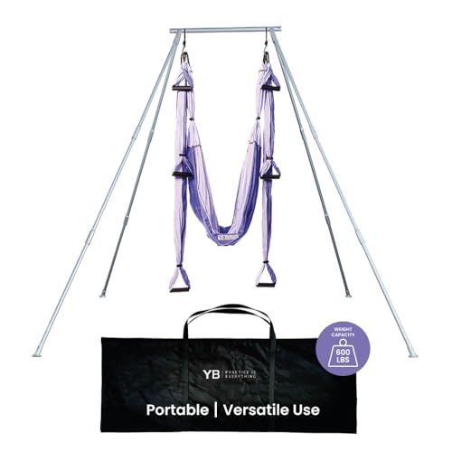 Top 6 Best Yoga Trapeze Stands for Freestanding Aerial Yoga (No Ceiling Drilling Needed!) 7 Yoga Trapeze Versatile Fitness Yoga Stand for Home & Outdoor | Easy 5-Min Setup | Supports Yoga...