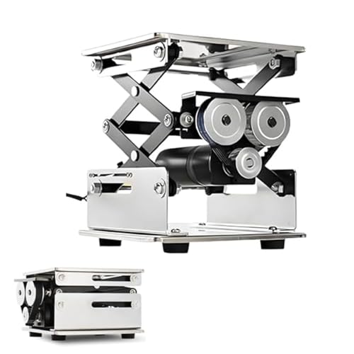 Plataforma elevadora eléctrica de laboratorio: soporte elevador de tijera para 10 kg