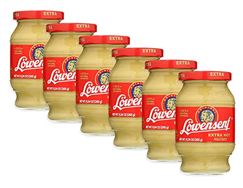 Lowensenf Mustard Xhot, 9.3 Oz (Pack of 6) image 4