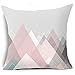 VJGOAL Moda Impresión geométrica Súper Suave Tela Funda de Almohada Cintura Cojín Cuadrado Cubierta Sofá Decoración para el hogar(45_x_45_cm,Multicolor9)