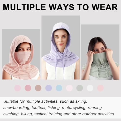 Image of Cooling Balaclava Face Mask Breathable Full Head Mask Sun Protection Neck Cover UV Face Cover for Men Women