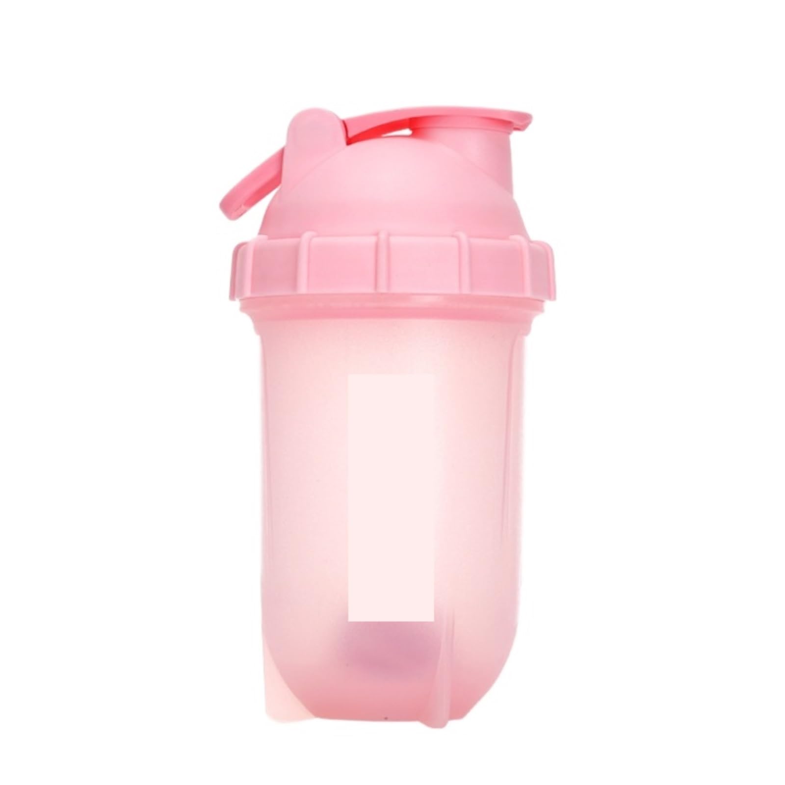 Butelka,Szczelna Shake Cup Fitness Zamiennik Posiłku Kubek Do Mieszania Plastikowy Kubek Na Wodę O Dużej Pojemności Napoje(Pink)