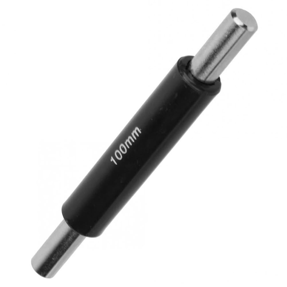 EasyByMall Jauge de tige d'étalonnage micrométrique en acier inoxydable, barre de référence pour micromètres extérieurs, outil de mesure (25 mm/50 mm/75 mm/100 mm)