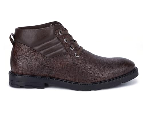 Image of LOUIS STITCH Italian Leather Chukka Boot For Men | Handcrafted | High Ankle Mens Boot | Hiking and Biking Boot (BT-WBNDCK)
